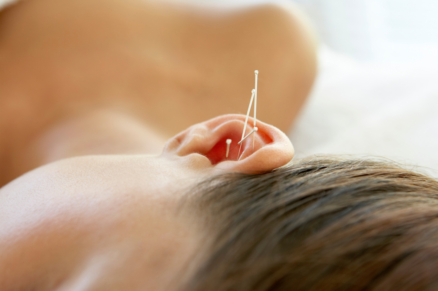 woman getting a facial